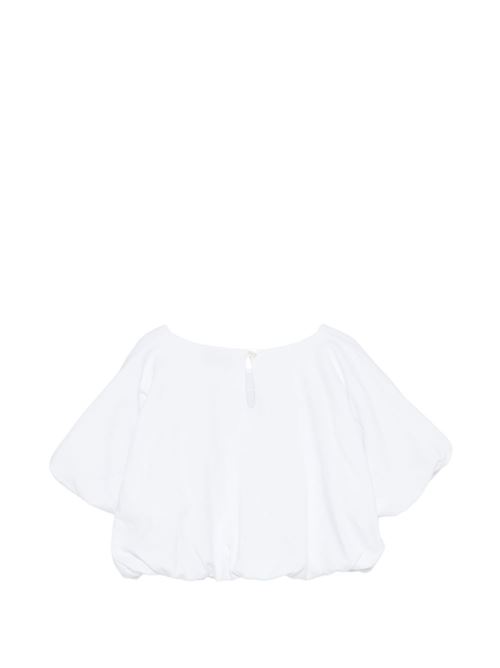 T-shirt bambina Moschino corta bianca MOSCHINO KID-TEEN | HAM04BLBA1010101